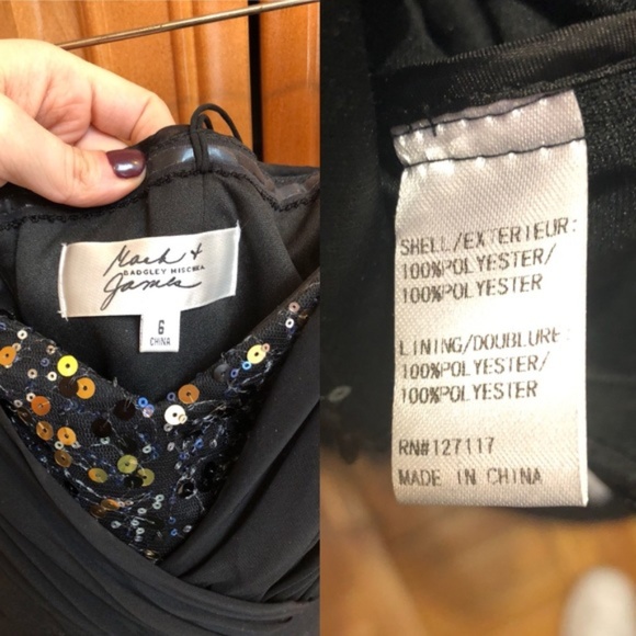 Mark & James Badgley Mischka Sheer Sequin Sz6 - Picture 8 of 8